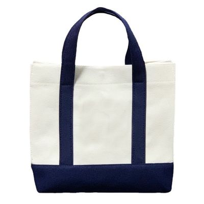 Επαναχρησιμοποιήσιμη Eco Blank Line Tote Canvas Shopping Bag με προσαρμοσμένο λογότυπο και προσαρμοσμένο λογότυπο