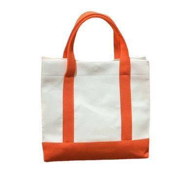 Επαναχρησιμοποιήσιμη Eco Blank Line Tote Canvas Shopping Bag με προσαρμοσμένο λογότυπο και προσαρμοσμένο λογότυπο