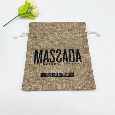 Προσαρμοσμένο λογότυπο Jute Drawstring Pouch για την καθημερινή σχολική ζωή βασικά και οργάνωση