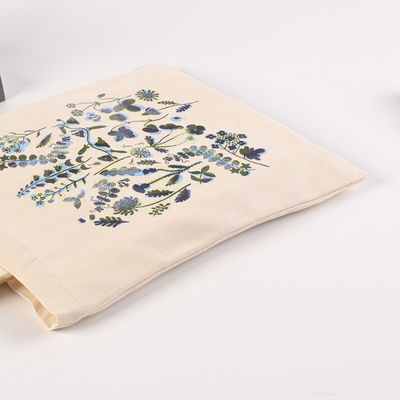 Αποδεκτή OEM / ODM καθημερινή σχολική ζωή Canvas Shopper Bag με εξατομικευμένη εκτύπωση λογότυπου