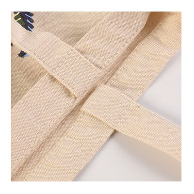 Αποδεκτή OEM / ODM καθημερινή σχολική ζωή Canvas Shopper Bag με εξατομικευμένη εκτύπωση λογότυπου