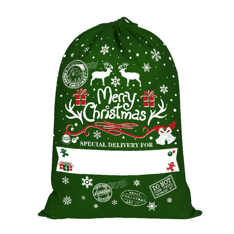 2023 Drawstring 50x70 Soft Kids Red Santa Sack με σχοινί Όλες οι εποχές OEM/ODM Αποδεκτό