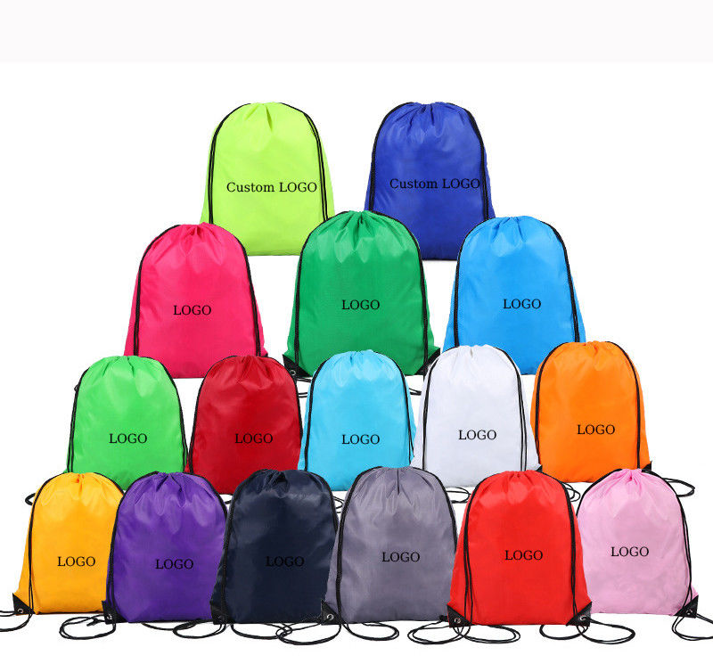 Μοντέλο μόδας Custom ανακυκλωμένο πολυεστέρα Drawstring γυμναστήριο τσάντα για αθλητισμό και γυμναστική