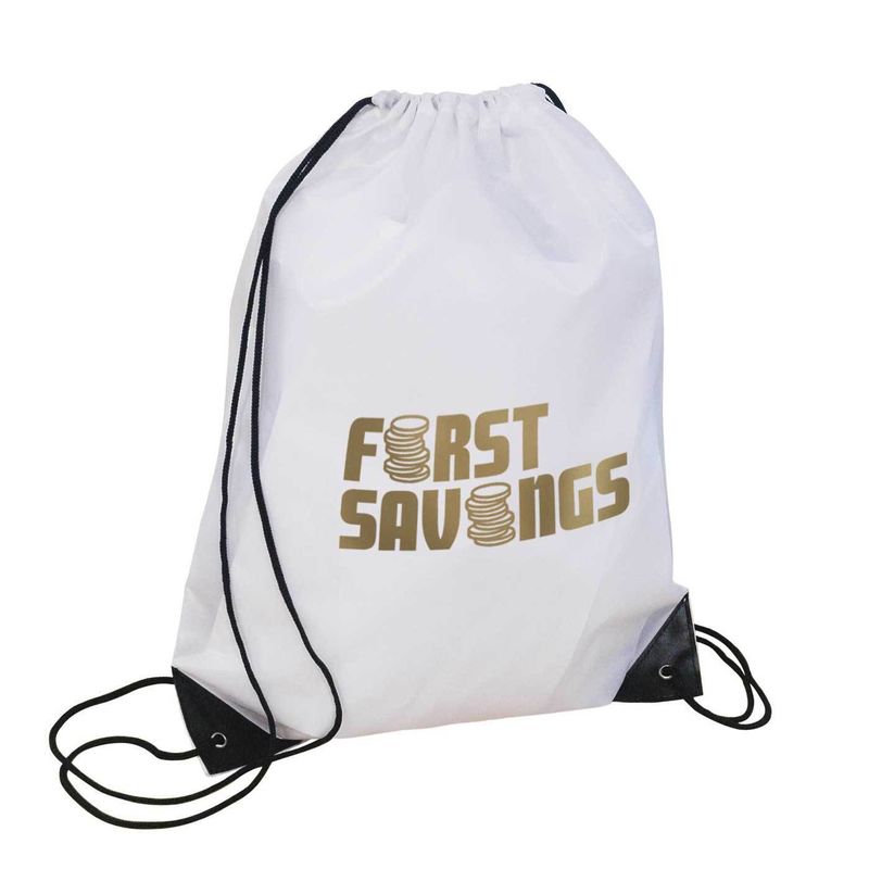 OEM/ODM Αποδεκτό Custom Logo Polyester Drawstring Backpack για ταξίδια και αθλήματα