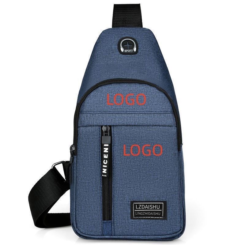 Πολυδιάστατη Custom Logo Messenger Bag Ιδανική για ανδρικά τυχαία γραφεία ή εκδρομές