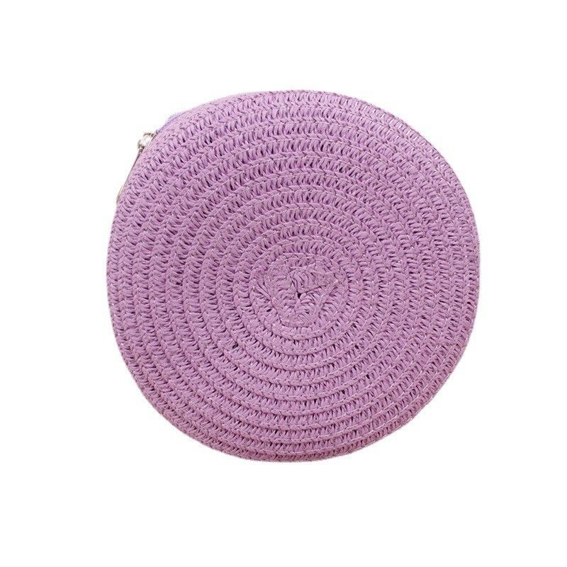Unisex Retro Trend Beach Bag Woven Straw Handbag για βαλίτσες μεγάλης χωρητικότητας