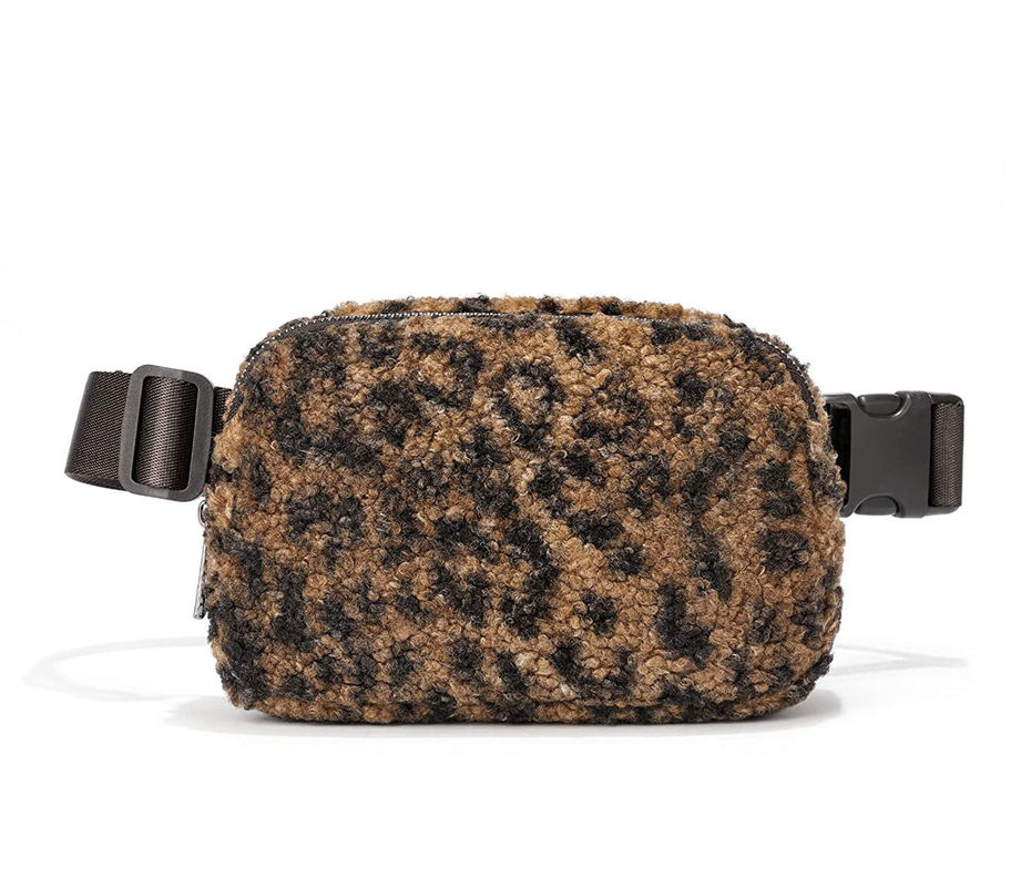 OEM/ODM Αποδεκτό Γυναικεία Sherpa Cute ζώνη τσάντα μόδα Berber Fleece Fanny Pack