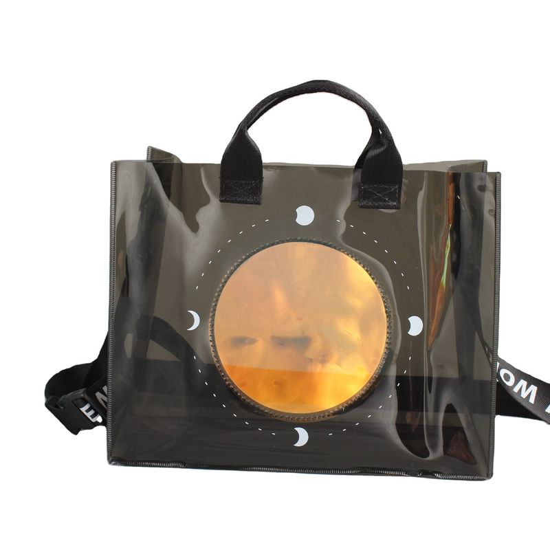 Προσαρμοσμένη χρωματική τσάντα PVC Tote για μοντέρνες και σαφείς ανάγκες αγορών