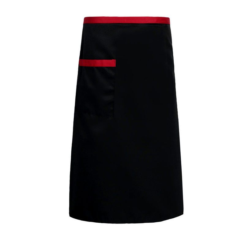 Τύπωση Custom Logo Polyester Twill Cotton Coffee Foil Apron για άνδρες και γυναίκες