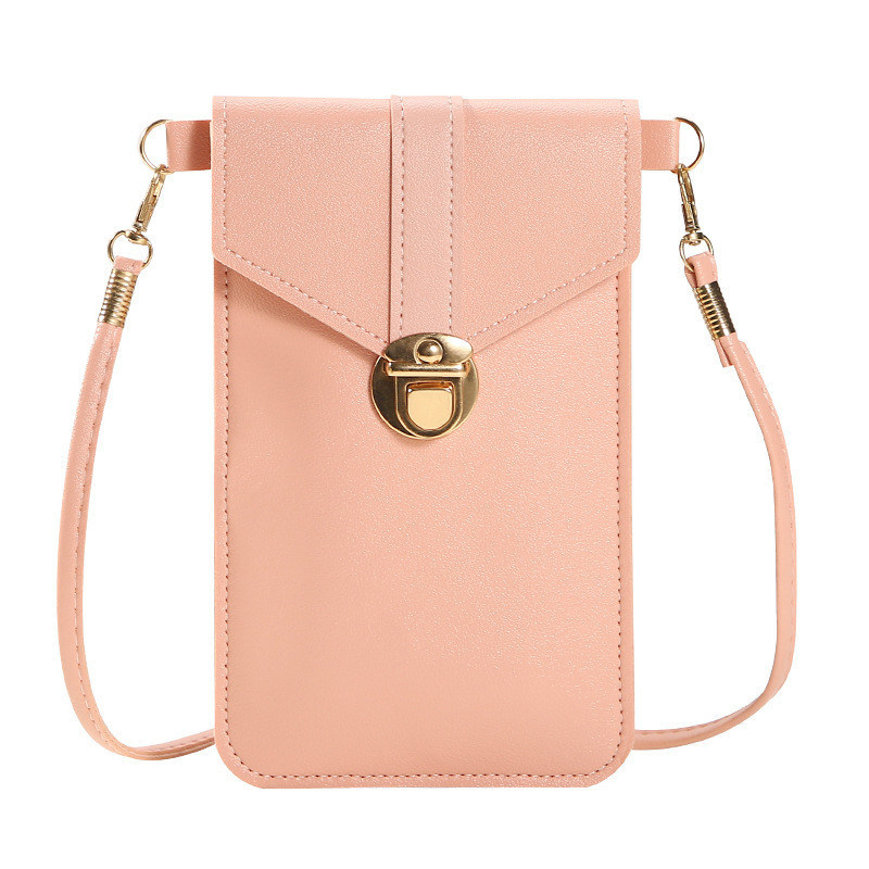 Καθημερινή ζωή Μικρή τσάντα τηλεφώνου Crossbody με προσαρμοσμένη διακόσμηση λογότυπου και λουρί για το λαιμό