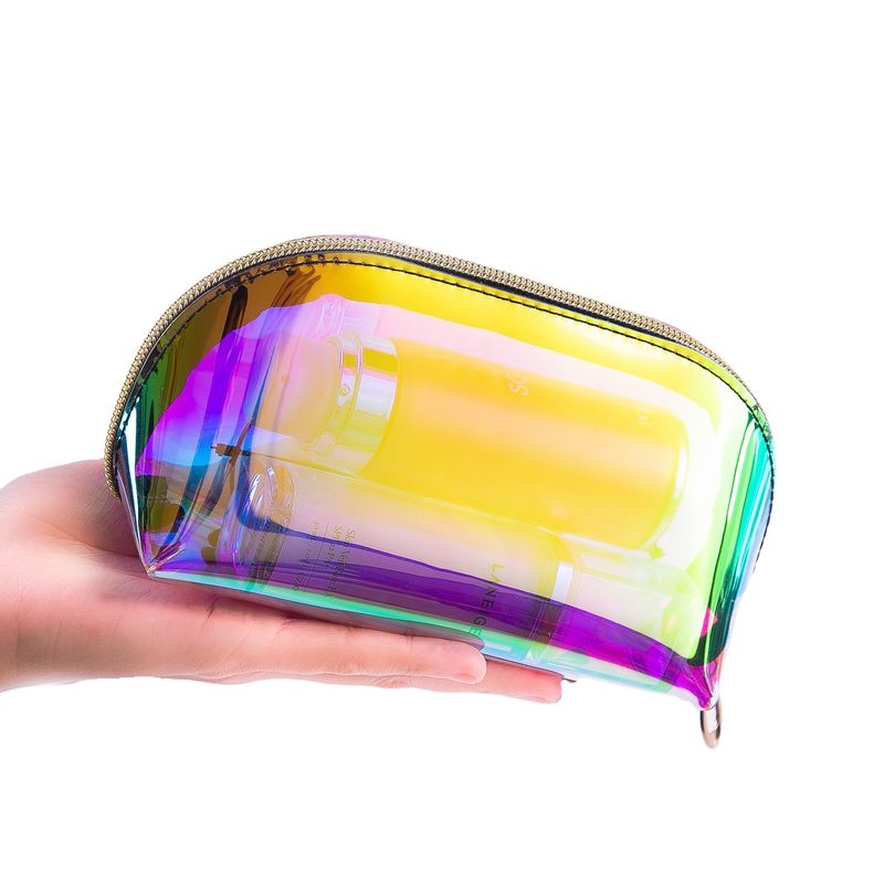 Προσαρμοσμένο λογότυπο TPU Laser Cosmetic Bag εκτυπωμένο για φορητή αποθήκευση από τον Chic Ritzy