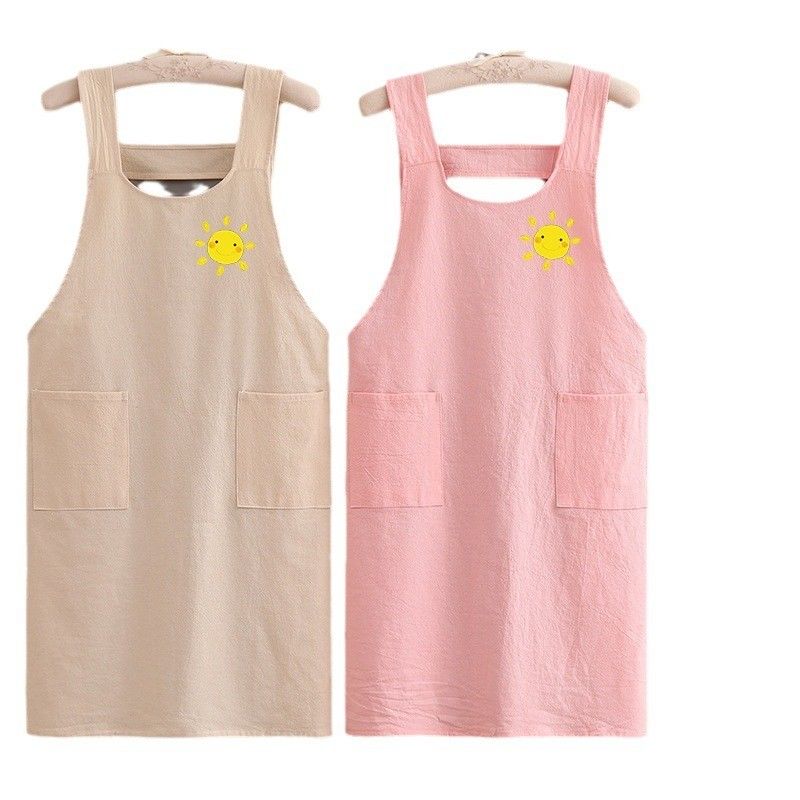 Προσαρμοσμένο λογότυπο Canvas Chef Cotton Unisex Uniform Apron για εμπορική κουζίνα