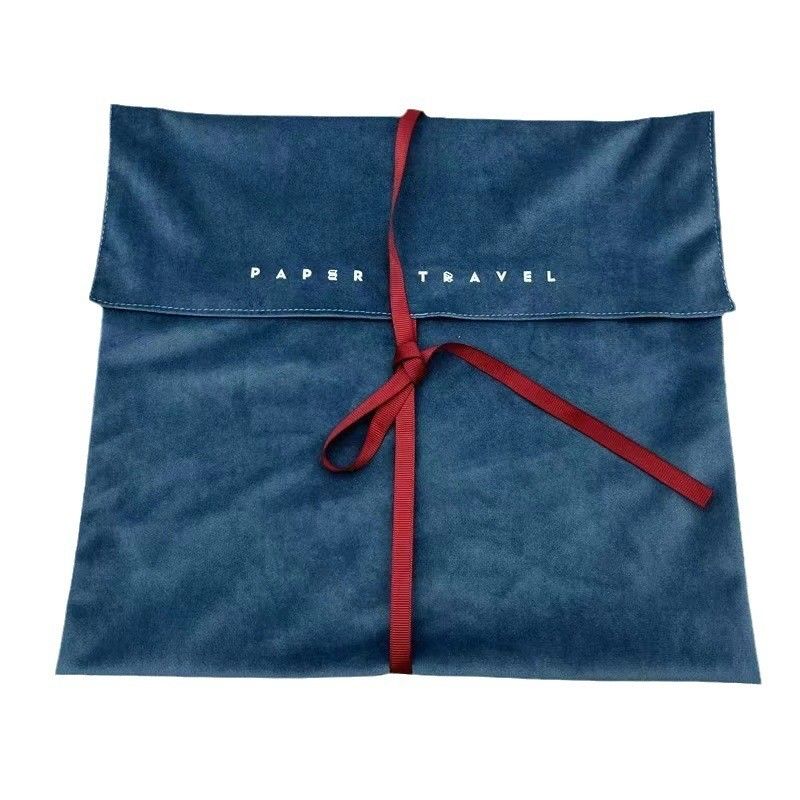 Προσαρμοσμένο λογότυπο Τυπωμένο Bowknot Flip Packaging Bag για λύσεις συσκευασίας vintage