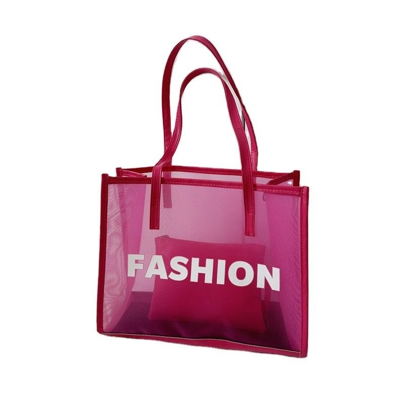 Προσαρμοσμένη Eco Shopping Bag Προσαρμοσμένο σχεδιασμό με λογότυπο Επαναχρησιμοποιήσιμη σακούλα για παραλία από νάιλον