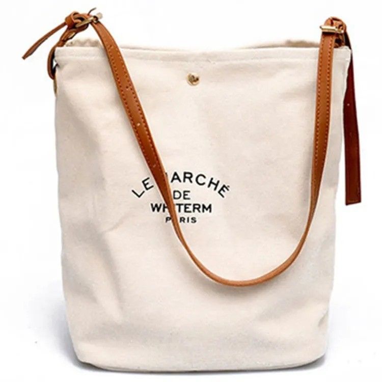 OEM/ODM Δικαιούται Θήκη για ψώνια Custom Heavy Duty Thick Canvas Tote Market Canvas Bag