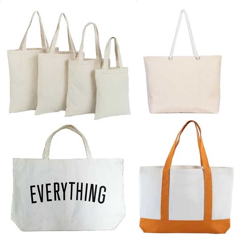 Προσαρμοσμένη Eco Bag Custom Eco Pattern Bags Ανακυκλωμένη χρωματιστή 100% βαμβακερή σακούλα Canvas Tote