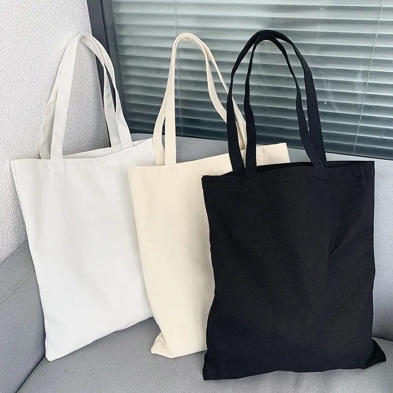 12oz Original Cotton Canvas Plain Tote Bag με προσαρμοσμένο λογότυπο Eco Friendly Totebag